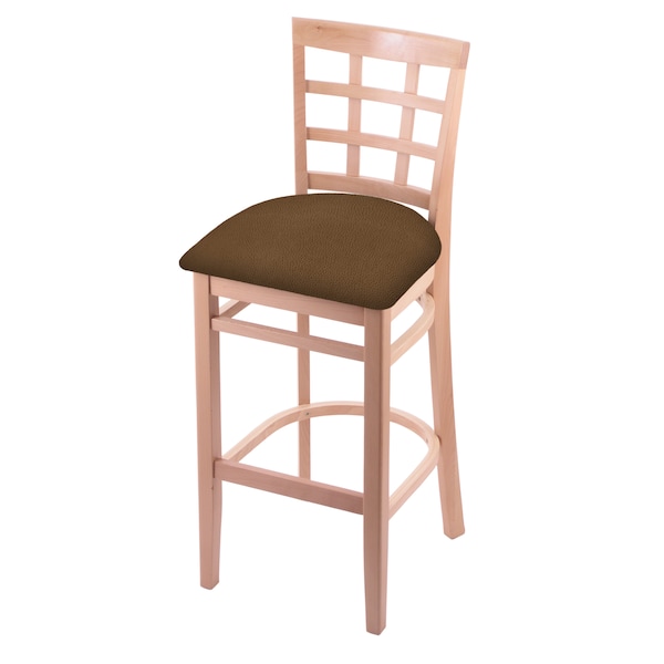 25" Counter Stool, Natural Finish, Rein Thatch Seat